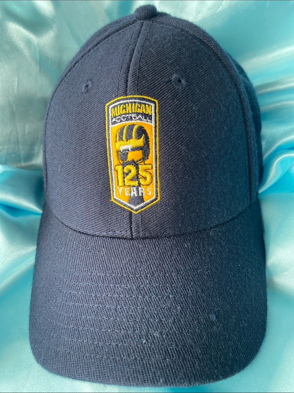 Michigan Football 125 Years Navy Legacy Athletic Baseball Cap Hat